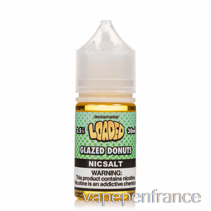 Beignet Glacé - Sels Chargés - Vapeurs Impitoyables - Stylo Vape 30 Ml 50 Mg